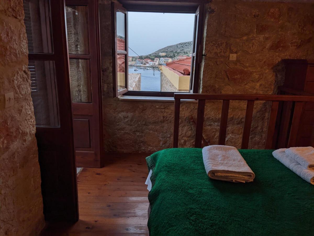Rosalia Apartments Chalki Town Exterior foto