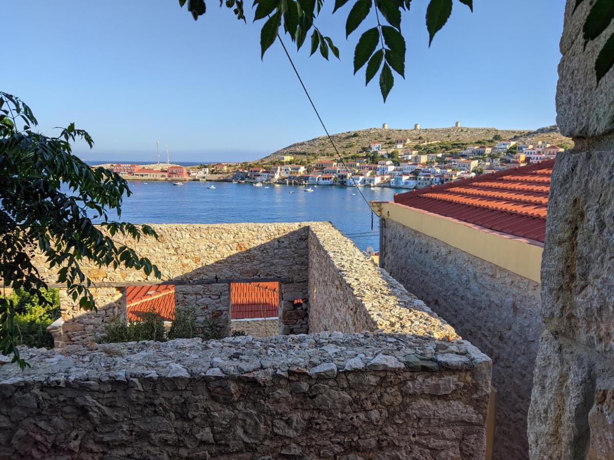Rosalia Apartments Chalki Town Exterior foto