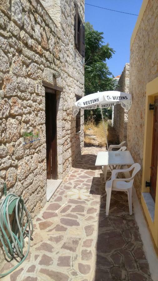 Rosalia Apartments Chalki Town Exterior foto