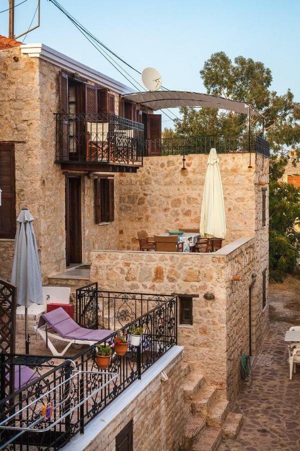 Rosalia Apartments Chalki Town Exterior foto